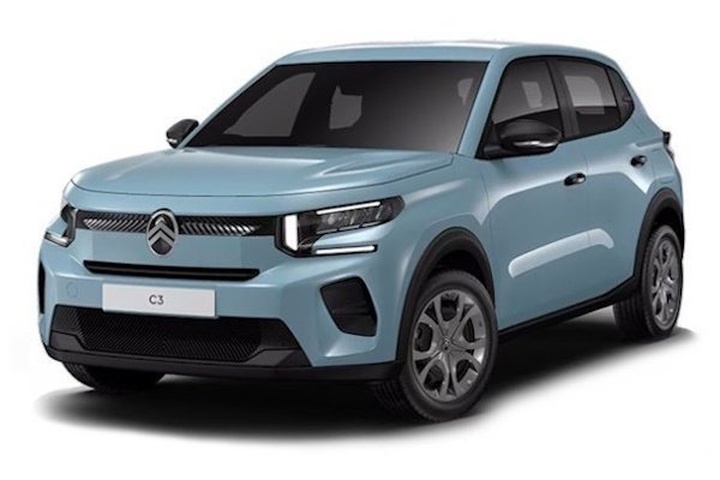 Citroën C3 IV od 2024 roku — samochód do doboru bagażnika dachowego bez relingów